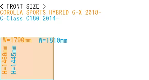 #COROLLA SPORTS HYBRID G-X 2018- + C-Class C180 2014-